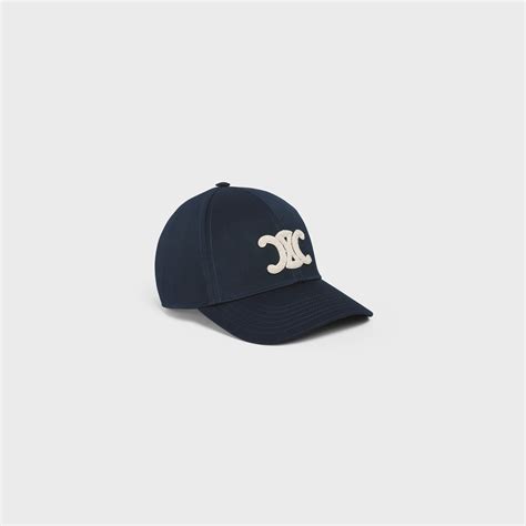 celine c baseball cap|celine triomphe hat.